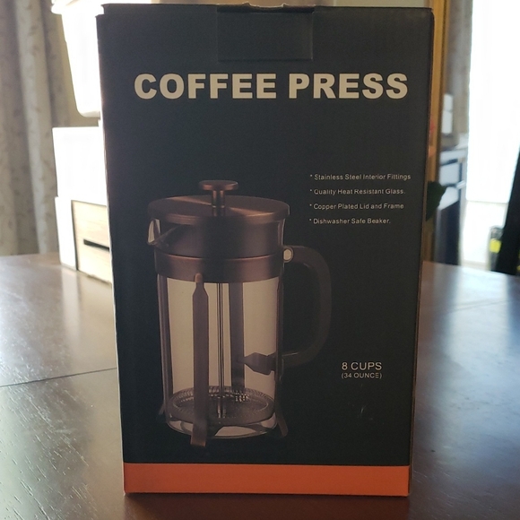 French Coffee Press Copper - Picture 1 of 4